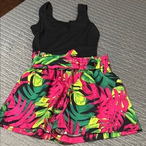 Tropical Print Kids Shorts